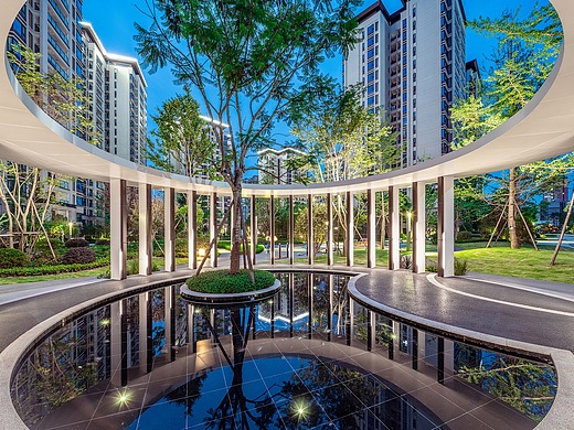 景观摄影 成都彭州置信丽都府二期