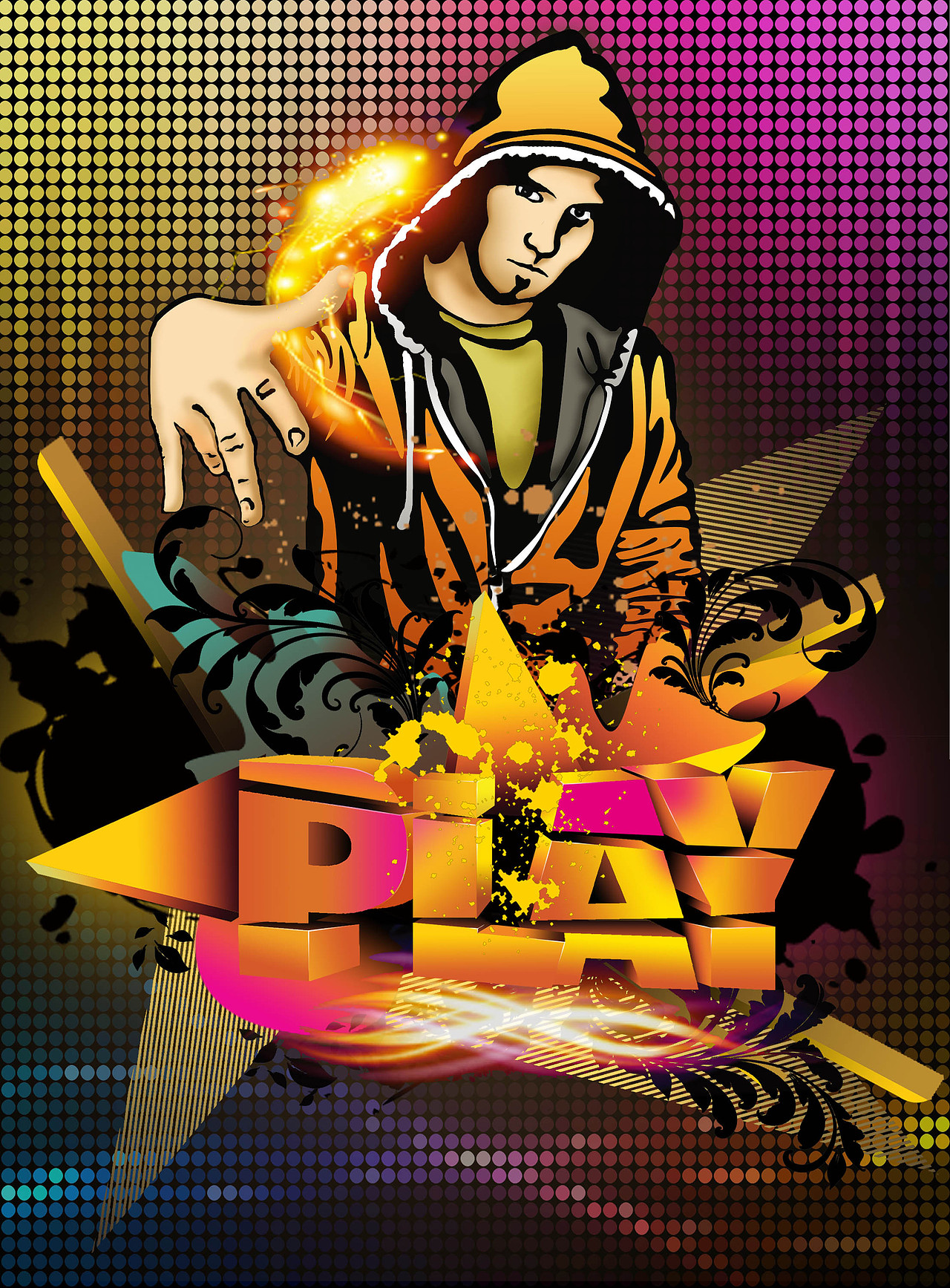 练习作品音乐DJ·PLAY（图ZNjYyNzY4OA==） - 海报 - 站酷设计师牛寺伦其斤原创素材 - 站酷ZCOOL