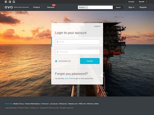 OVO石油项目（个人主页-ZMzEwODM0MzY=） - 其他网页 - 站酷设计师lizhouyi夜原创素材 - 站酷ZCOOL