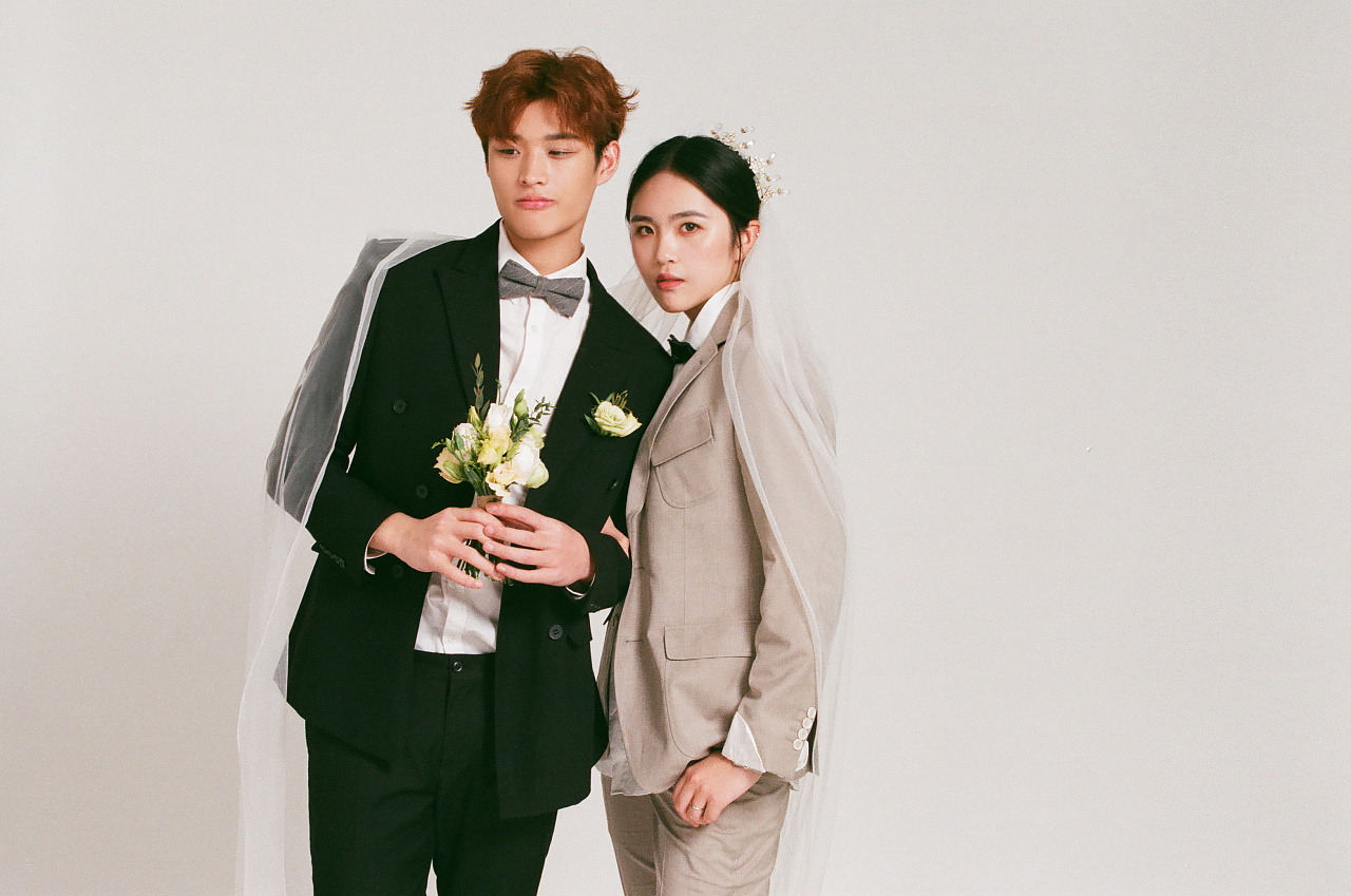 简约韩式婚纱情侣片