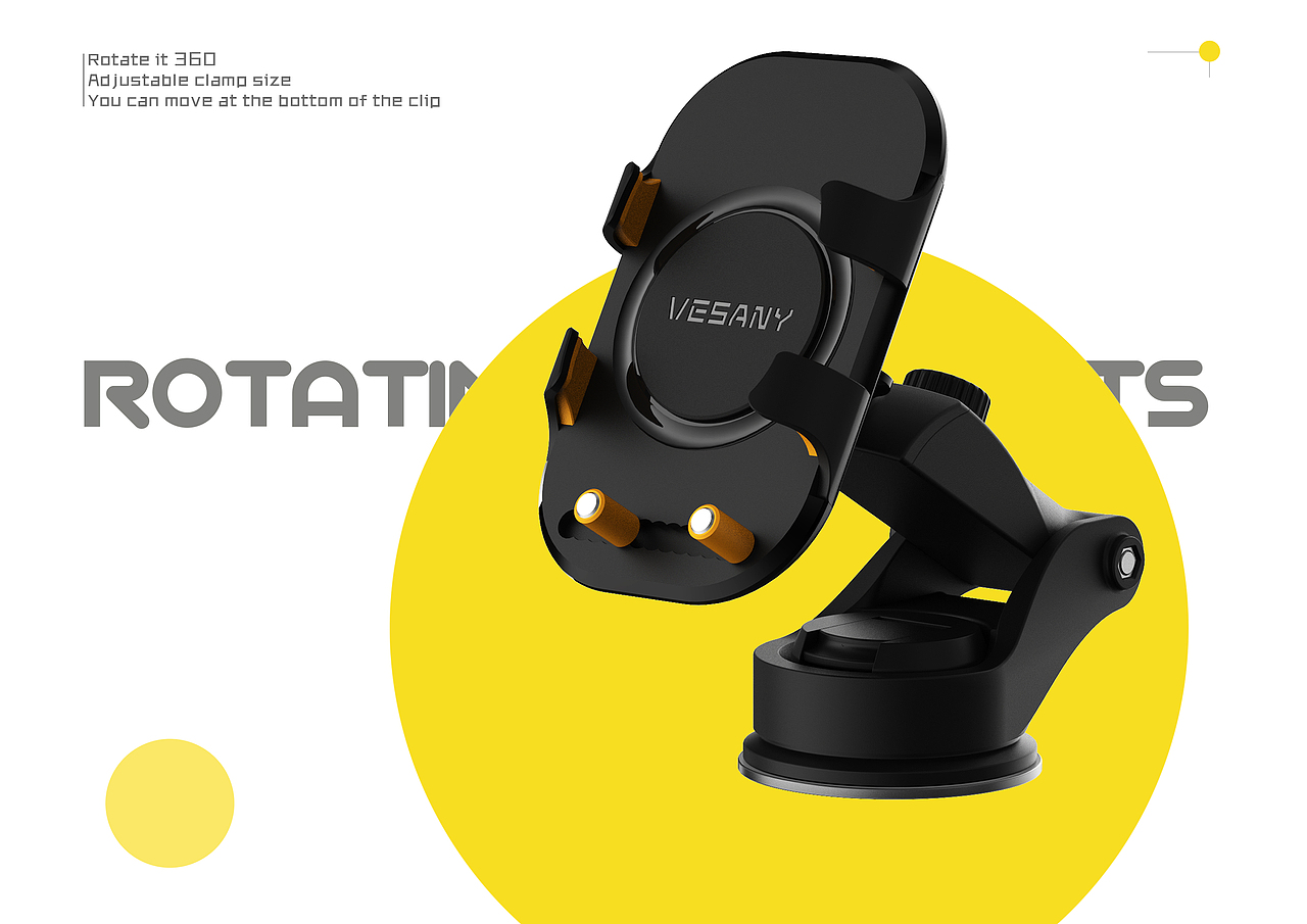 中控台旋转手机支架（图ZMTQxMzMyNzM2） - 其他工业/产品 - 站酷设计师一只包工头原创素材 - 站酷ZCOOL