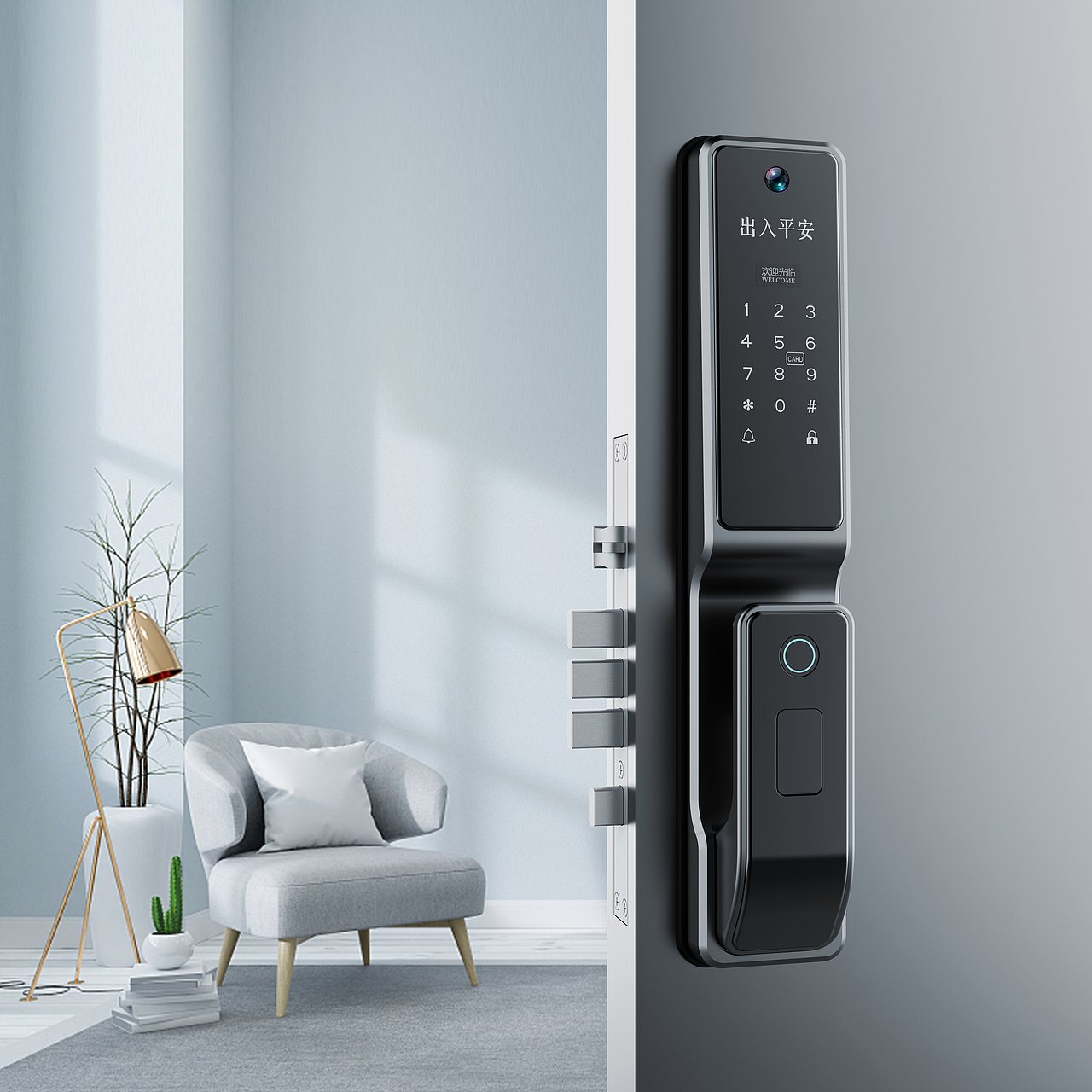 可视化猫眼×智能门锁