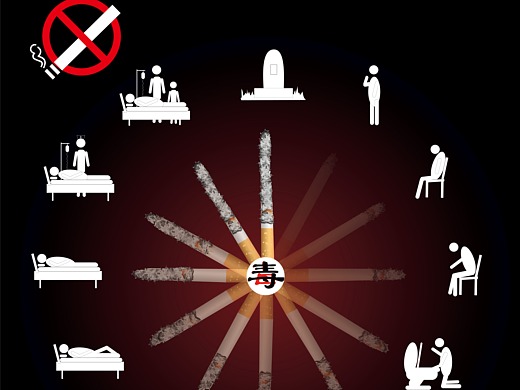 公益海报---戒烟