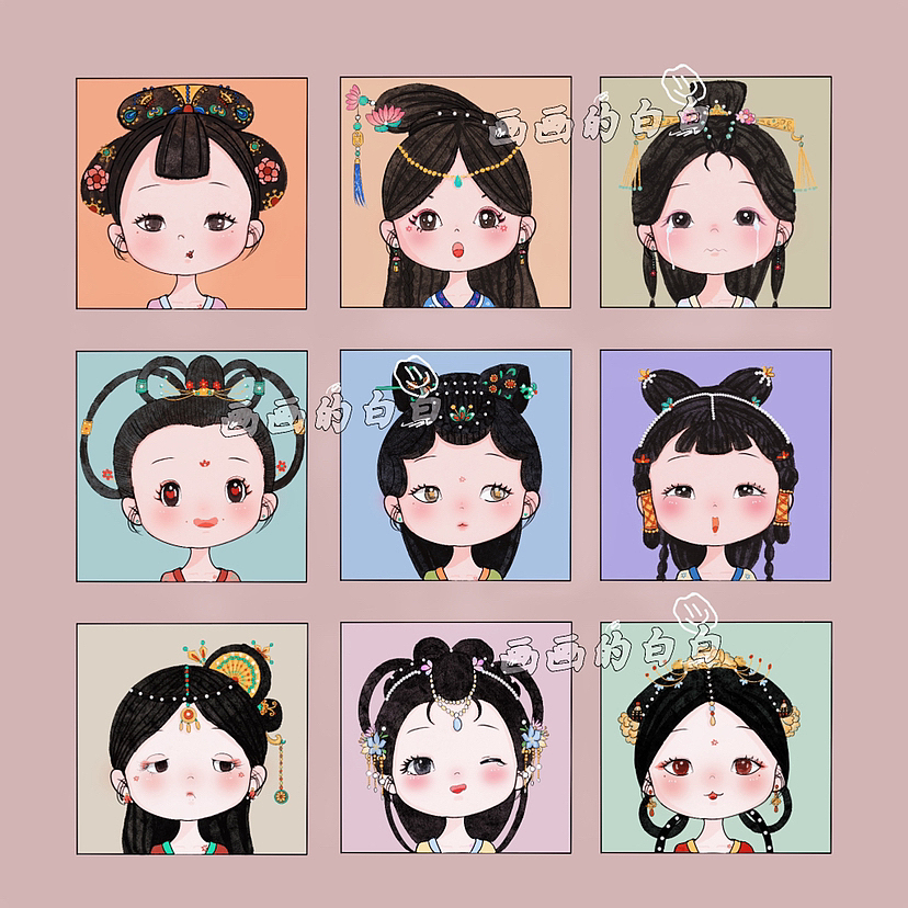 原创 |可爱头像（图ZMzM0NjUwMjc2） - 创作习作 - 站酷设计师画画的白白白原创素材 - 站酷ZCOOL
