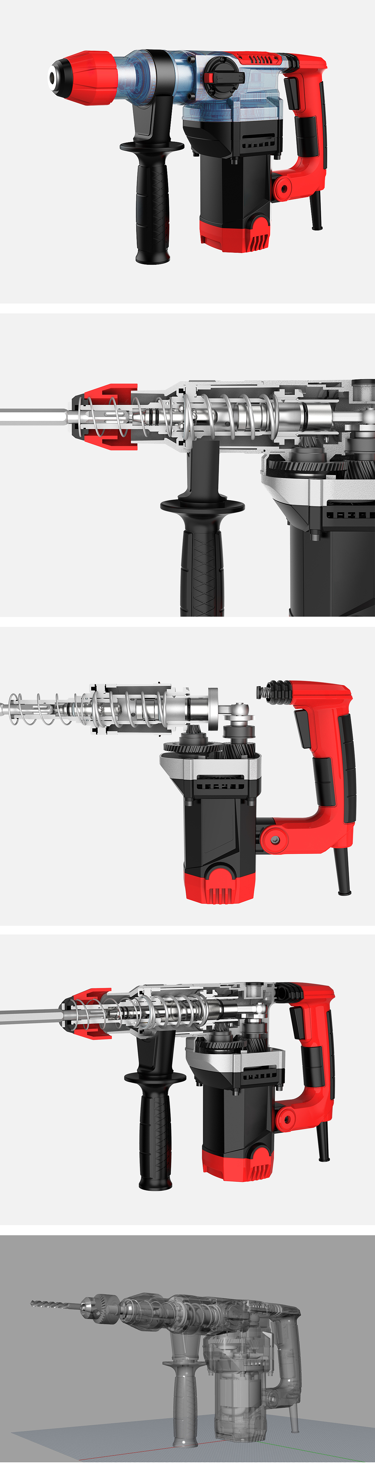 五金工具电锤三维模型渲染（图ZMTMxNjM5MzY0） - 工业用品/机械 - 站酷设计师Leo_视觉原创素材 - 站酷ZCOOL