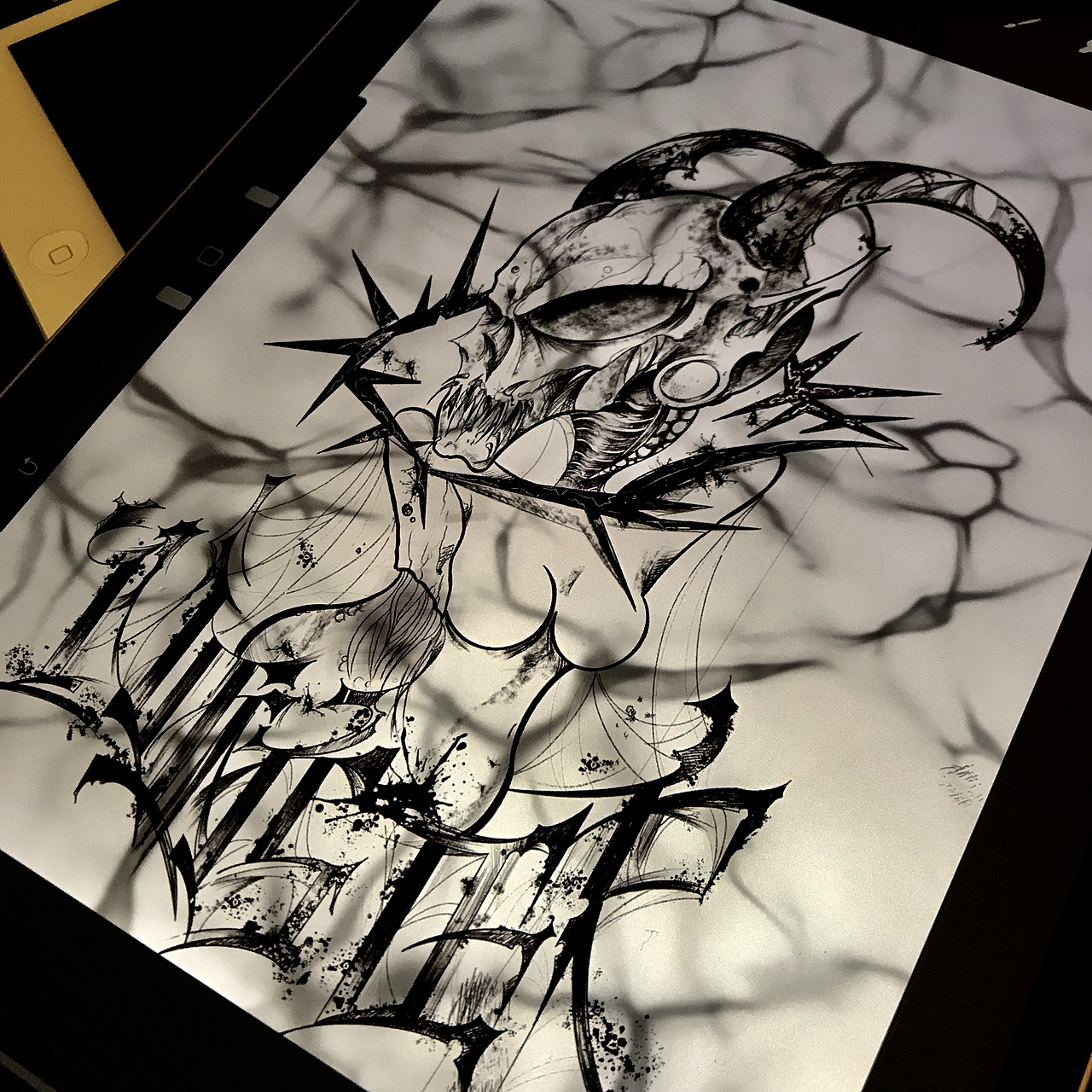 恶魔诞生|插画|像素画|asar776_原创作品-站酷(zcool)