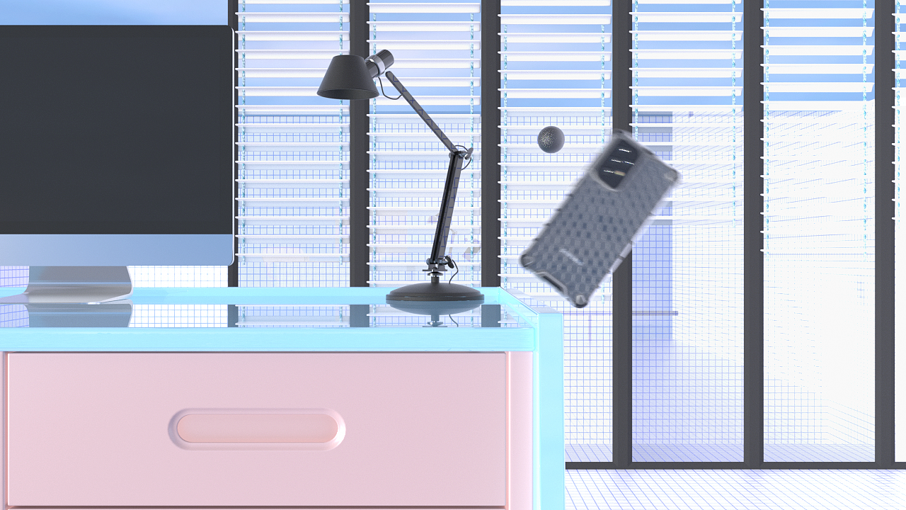 三星半透明蜂窝手机壳