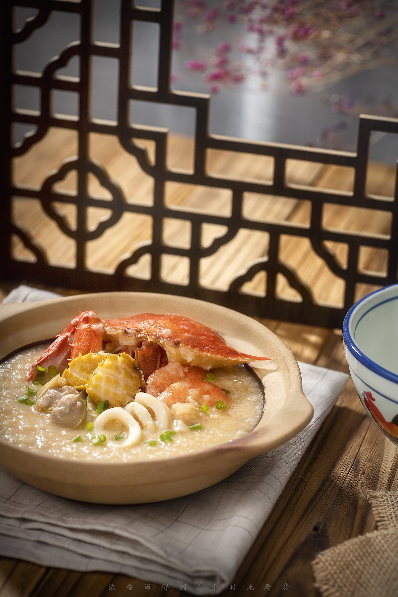 砂锅海鲜粥（图ZMjIwMTI3MDIw） - 产品摄影 - 站酷设计师小时光厨房原创素材 - 站酷ZCOOL