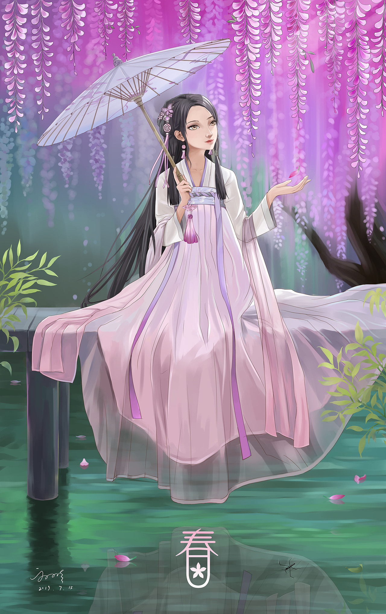 春（图ZMTY3MTE5NjU2） - 艺术插画 - 站酷设计师文洁Jane原创素材 - 站酷ZCOOL
