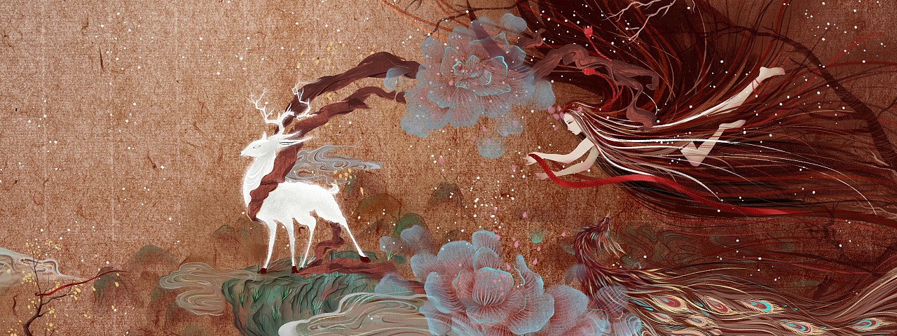 《当時盛開》系列插画（图ZMjE2NzcyMDUy） - 商业插画 - 站酷设计师秋野岛子原创素材 - 站酷ZCOOL