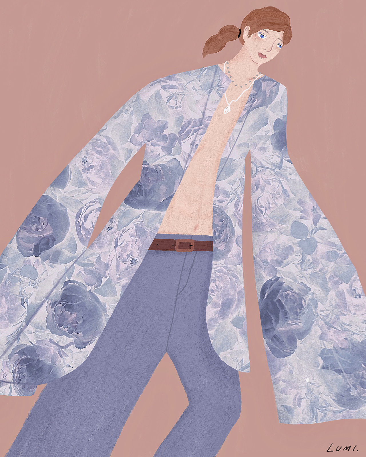 IPAD插画 | 人物31/9998 ✍🏻（图ZMjcxMjc0Mjgw） - 艺术插画 - 站酷设计师Lumi鲁米原创素材 - 站酷ZCOOL