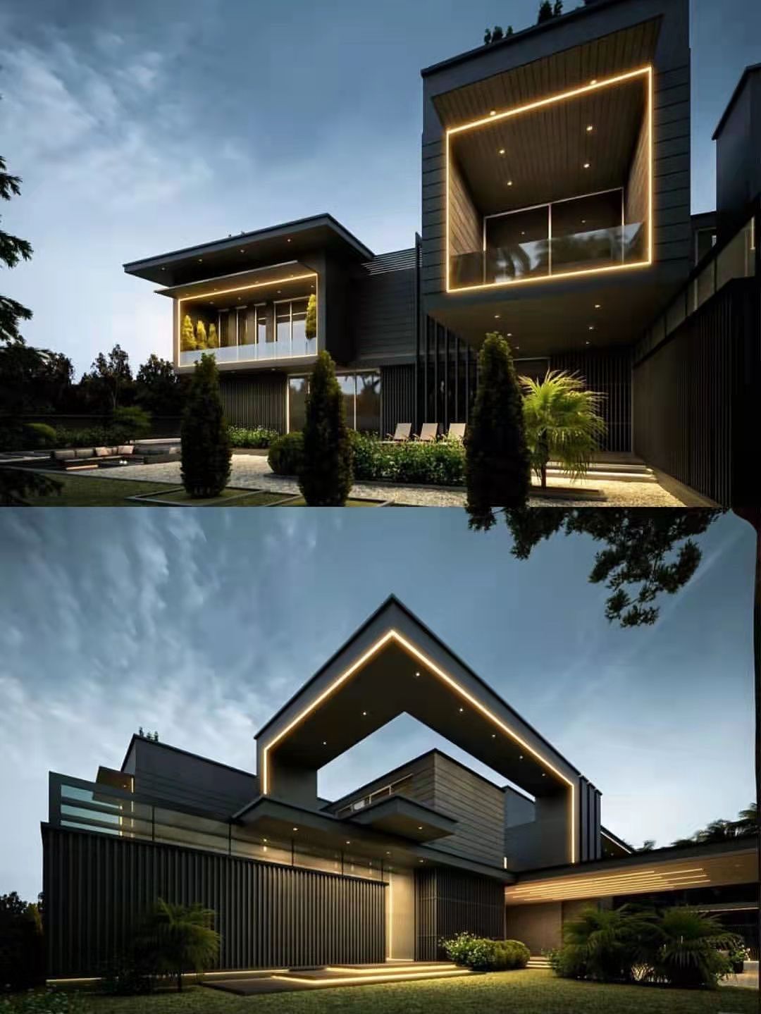 别墅 | 黑色的炫酷