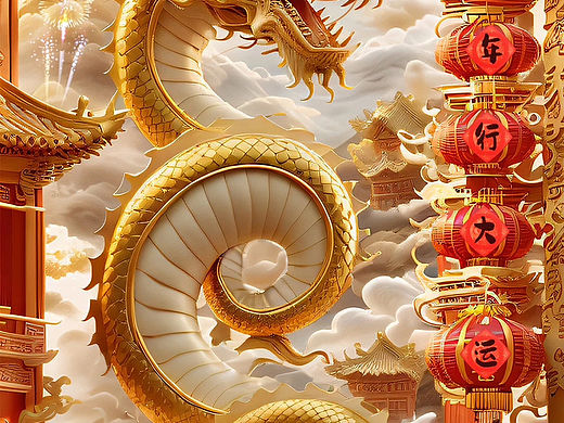 龙年快乐