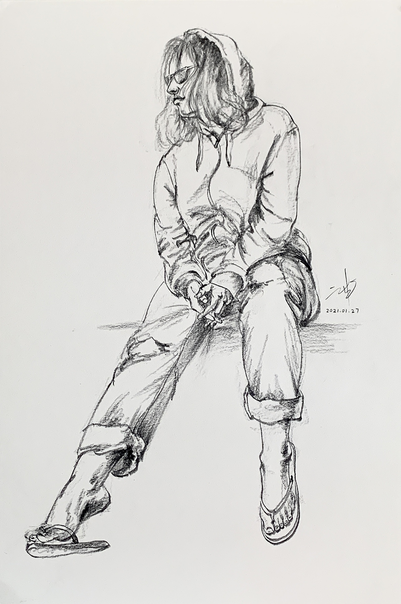 最近的速写打卡