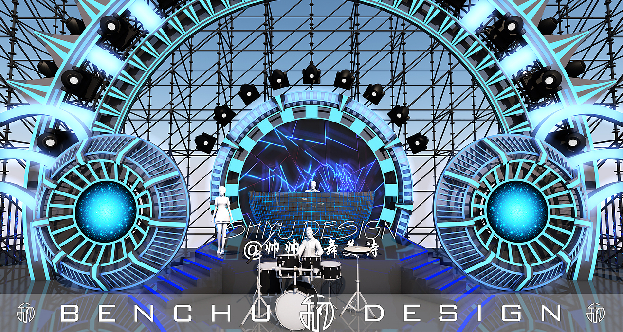 音乐节（图ZNzU3Nzc0NTI=） - 舞台美术 - 站酷设计师Handsome舞美诗原创素材 - 站酷ZCOOL