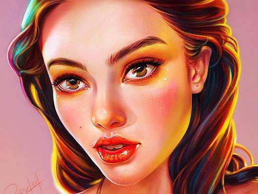 歐美女神（個人主頁-ZMzQxMzIyNjg=） - 創(chuàng)作習(xí)作 - 站酷設(shè)計師陳大艷原創(chuàng)素材 - 站酷ZCOOL