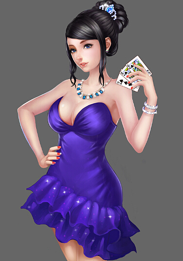 荷官|插画|游戏原画|九九十一_原创作品-站酷zcool