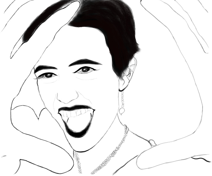 手绘人物（图ZNTQyNzgwMTY=） - 创作习作 - 站酷设计师暖兔君原创素材 - 站酷ZCOOL