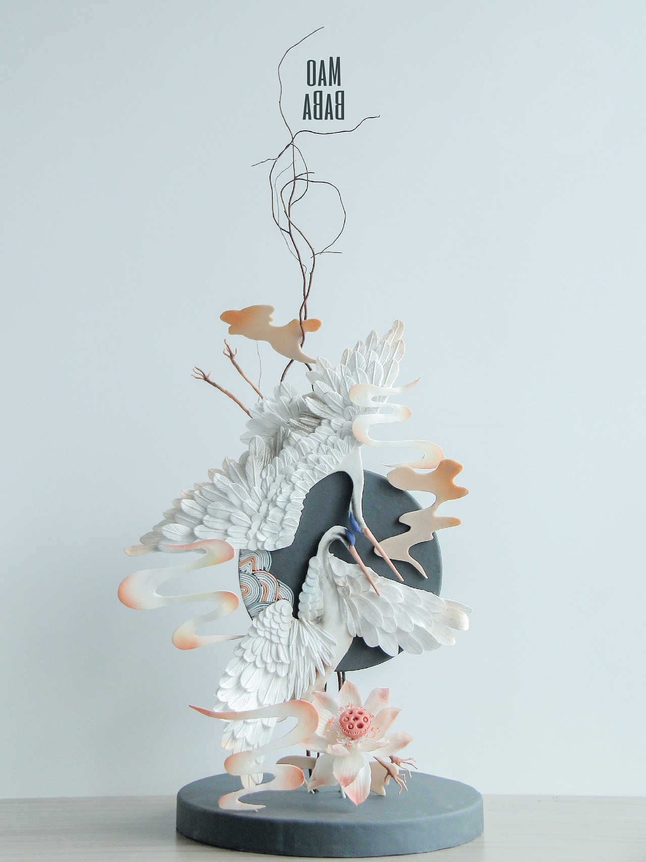 新中式翻糖蛋糕|手工艺|其他手工艺|maobaba_原创作品-站酷(zcool)