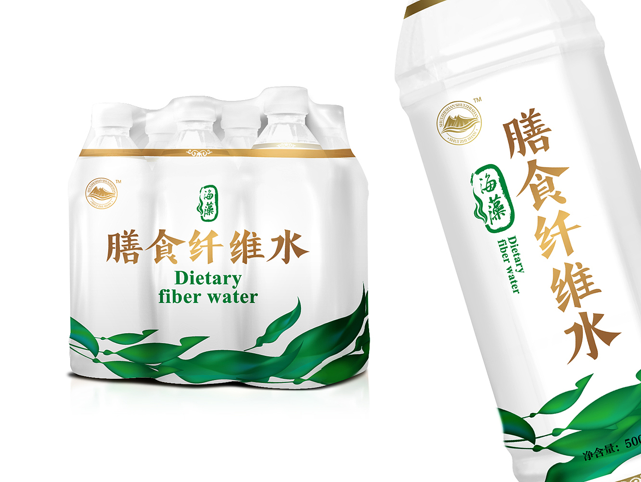 壹峰品牌-海藻膳食纤维水包装（图ZMTc2OTMyMDg=） - 包装 - 站酷设计师SadieGao原创素材 - 站酷ZCOOL