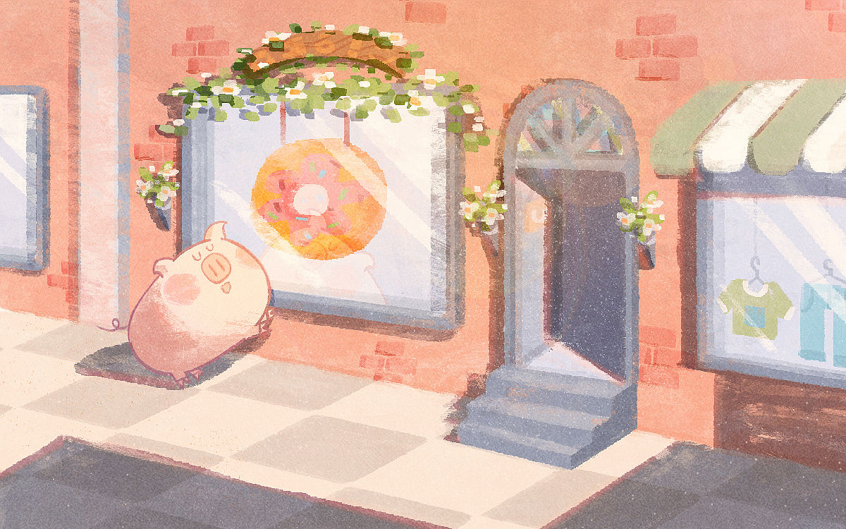 【绘本】小猪的旅行（图ZMjE2MDEwMjMy） - 绘本 - 站酷设计师小鬼xiaoguii原创素材 - 站酷ZCOOL