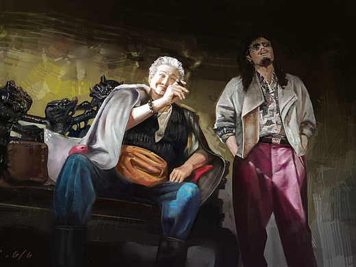 九龍城寨之圍城劇照速涂（個人主頁-ZNjg3ODUwMjQ=） - 設(shè)定/分鏡 - 站酷設(shè)計師woobi嗚比原創(chuàng)素材 - 站酷ZCOOL