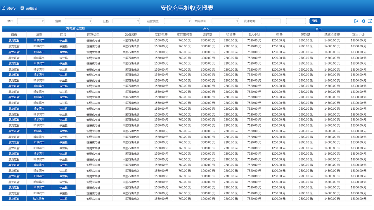 安悦充电桩报表系统（图ZMTA4MTM1NTI0） - 软件界面 - 站酷设计师赵欣欣I原创素材 - 站酷ZCOOL