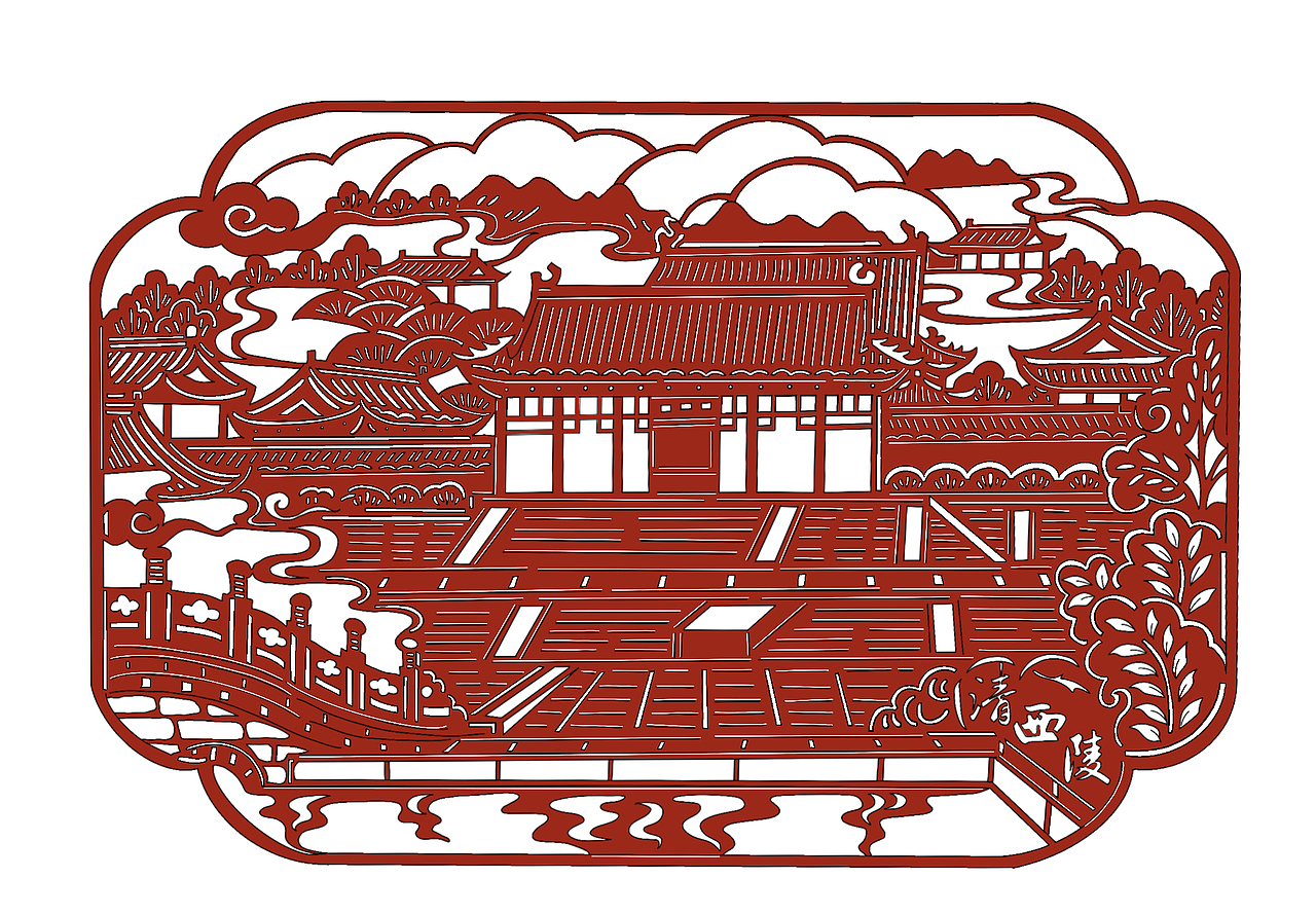 易州十二景剪纸(图ZMjg0ODYzMDY4) - 工艺品设计 - 站酷设计师李琳然原创素材 - 站酷ZCOOL