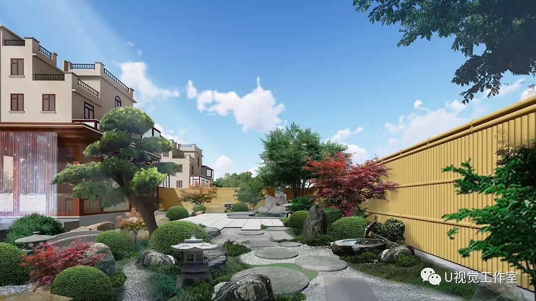 别墅花园设计（图ZMjA5MjU2Nzcy） - 景观设计 - 站酷设计师Z34351419原创素材 - 站酷ZCOOL