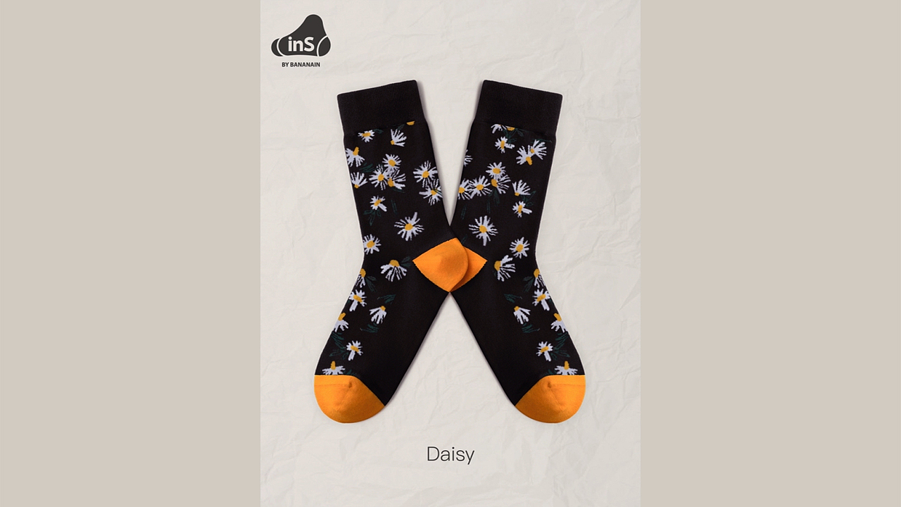 蕉内花卉主题袜