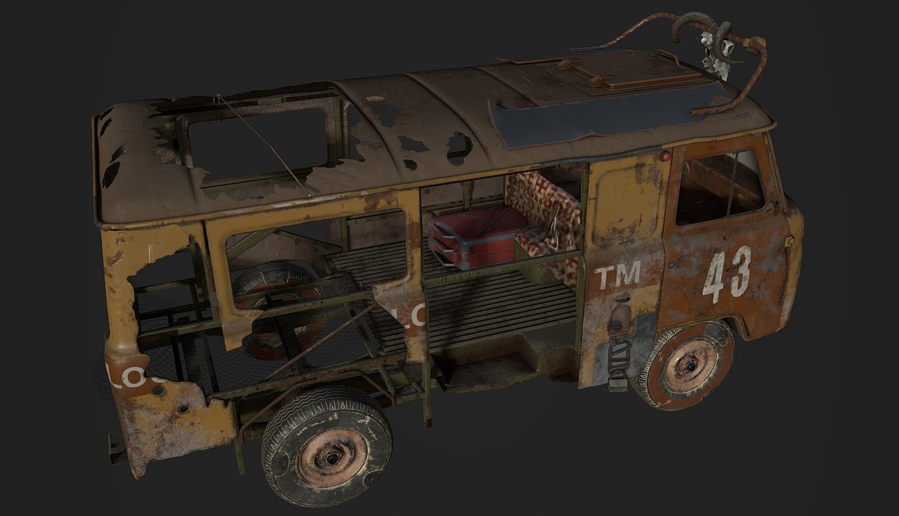 METRO-UZA-452A末日面包车