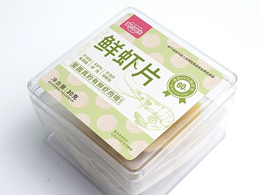 童时哆味-鲜虾片包装设计
