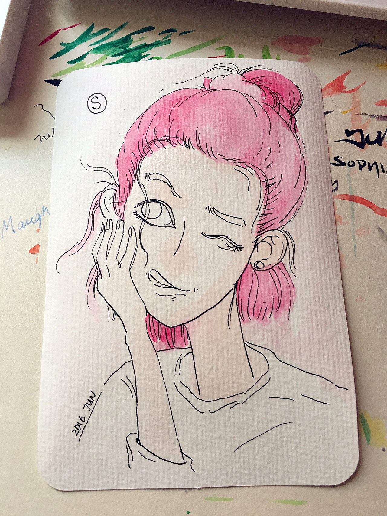 索菲所画_水彩练习_a01（图ZNTI4MzcyMDA=） - 艺术插画 - 站酷设计师S索菲原创素材 - 站酷ZCOOL