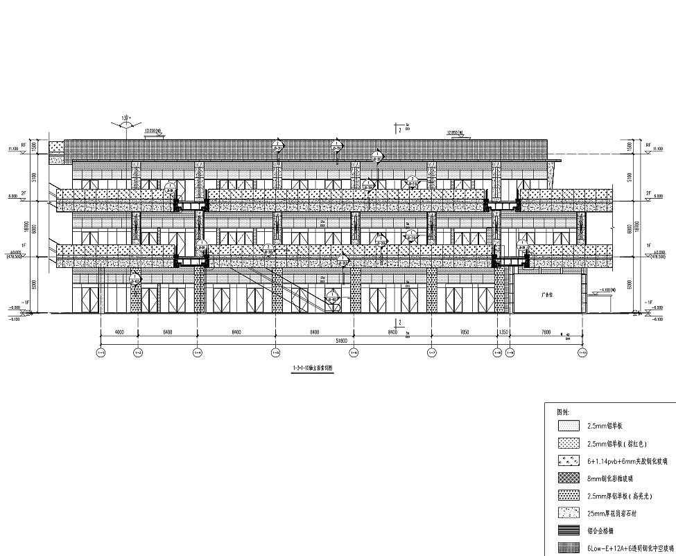 幕墙施工图部分分享