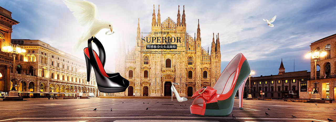 女鞋海报（图ZNzczMjkyMDA=） - 电商 - 站酷设计师下雨天Alle原创素材 - 站酷ZCOOL