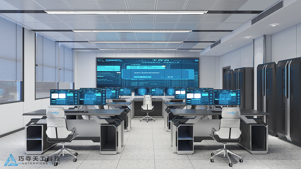 某公安分局采用指挥调度台_操作台,打造创新而庄重的办公环境