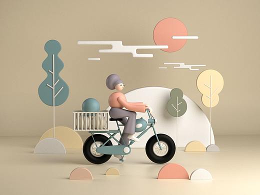 C4D小场景制作