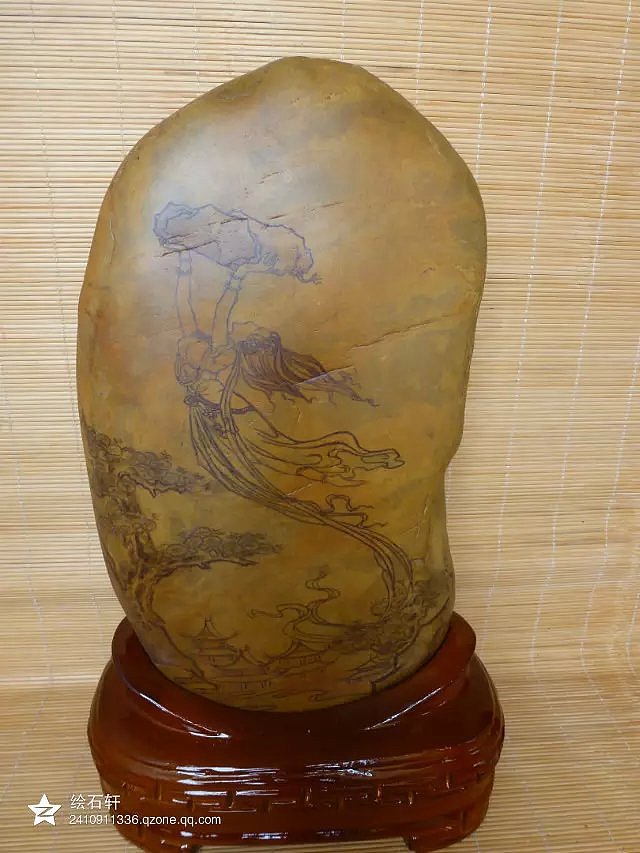 石头彩绘 女娲补天