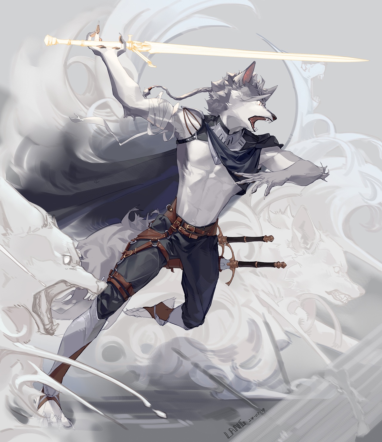 前阵子的委托（图ZMzczNjU5ODA0） - 商业插画 - 站酷设计师DaLang213原创素材 - 站酷ZCOOL