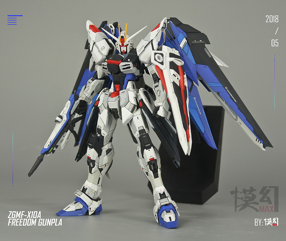 [模幻MAX] MG ZGMF-X10A 自由高达2.0+无限维度改件（图ZMTE2Mzc4MjA4） - 手办/模玩 - 站酷设计师phasewei原创素材 - 站酷ZCOOL