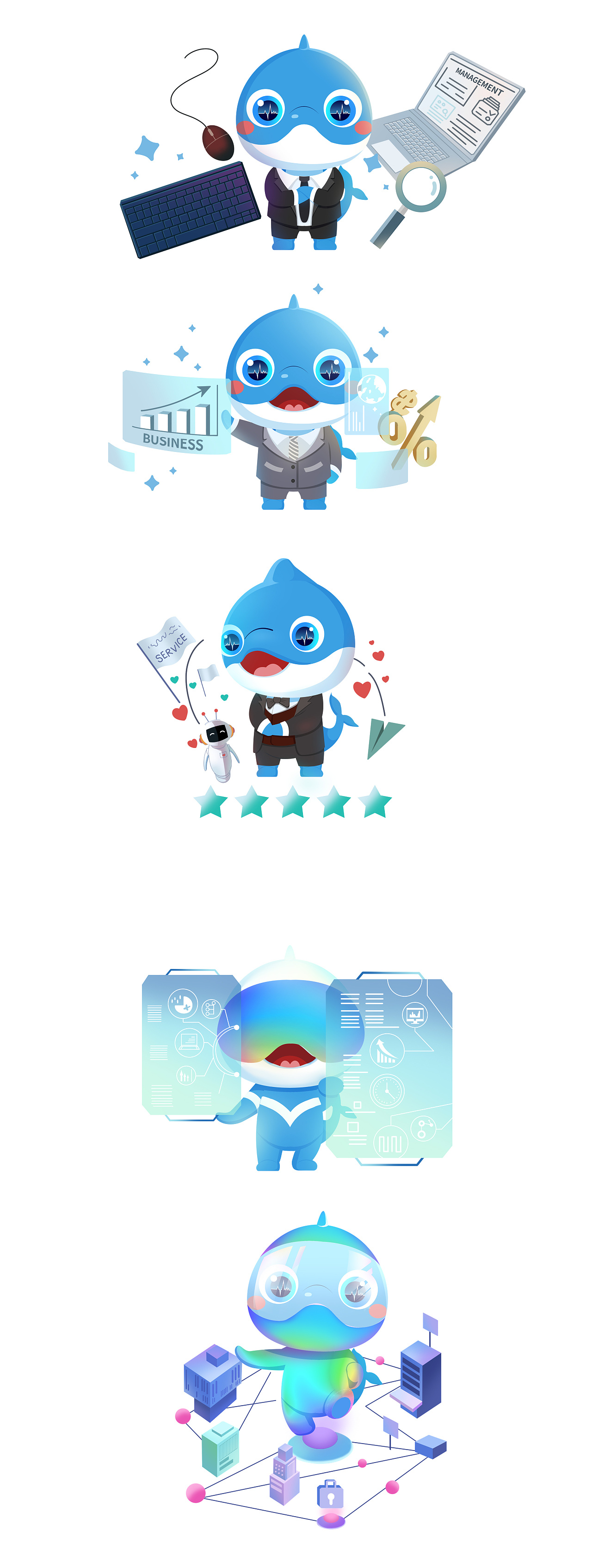 海豚ip|插画|商业插画|syrian也是雨 - 原创作品 - 站酷 (zcool)