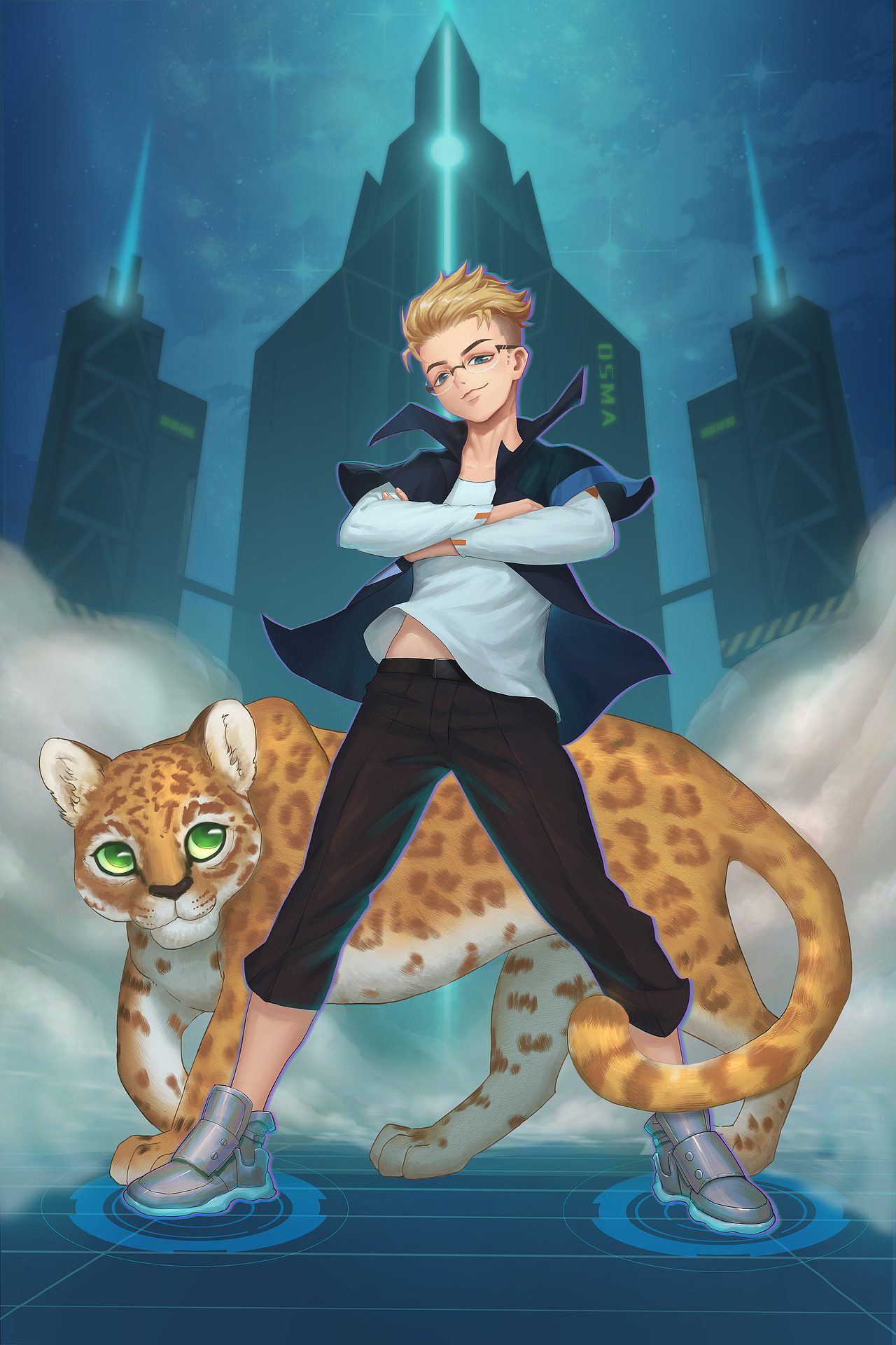 科技宠物少年（图ZMjU5ODIxNzQw） - 游戏原画 - 站酷设计师毛毛水尚水原创素材 - 站酷ZCOOL