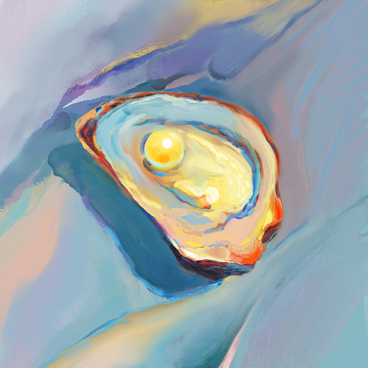 色彩练习（图ZMjk4MzEyODY0） - 艺术插画 - 站酷设计师松风吟原创素材 - 站酷ZCOOL