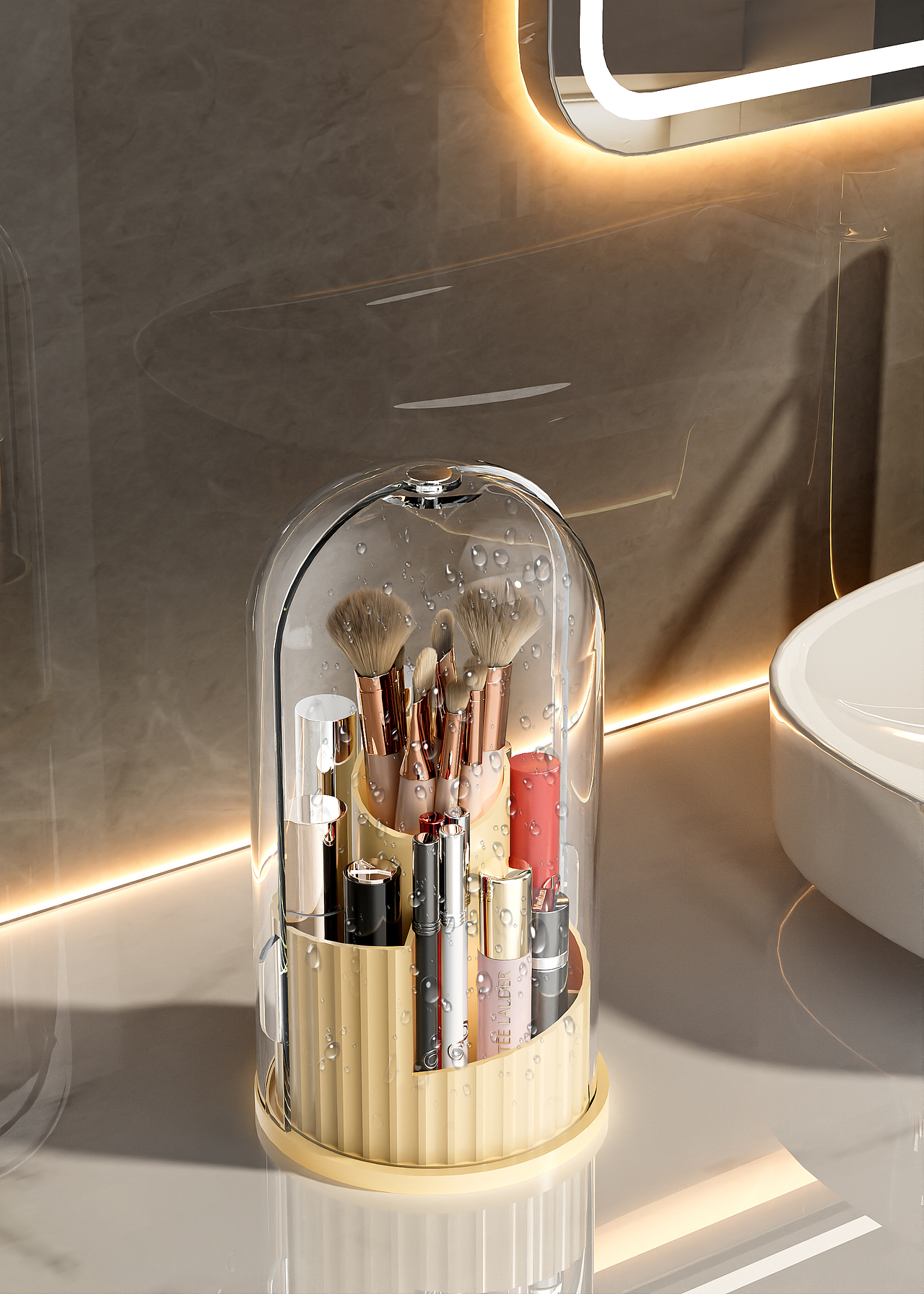 室内暖色系产品渲染