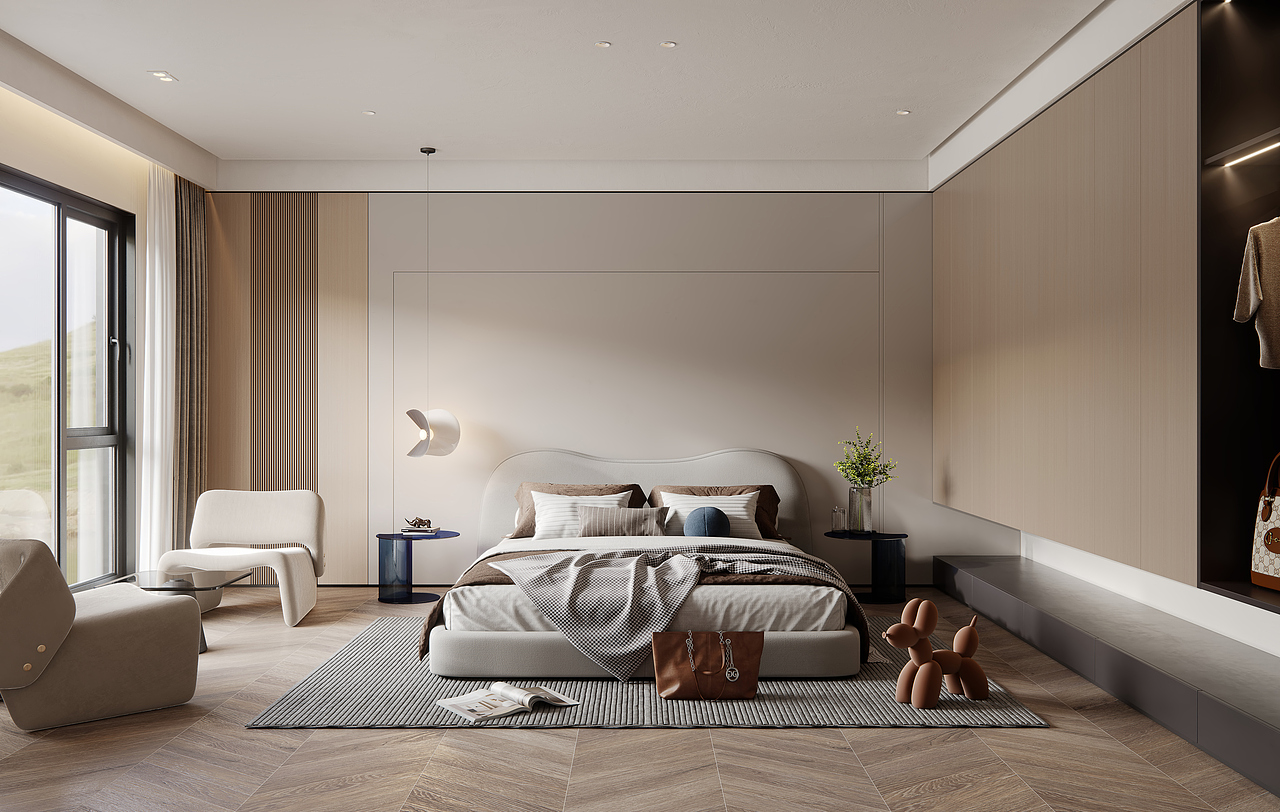 现代挑空别墅（图ZMzI5NDU4MzQ4） - 家装设计 - 站酷设计师痞老蟹原创素材 - 站酷ZCOOL