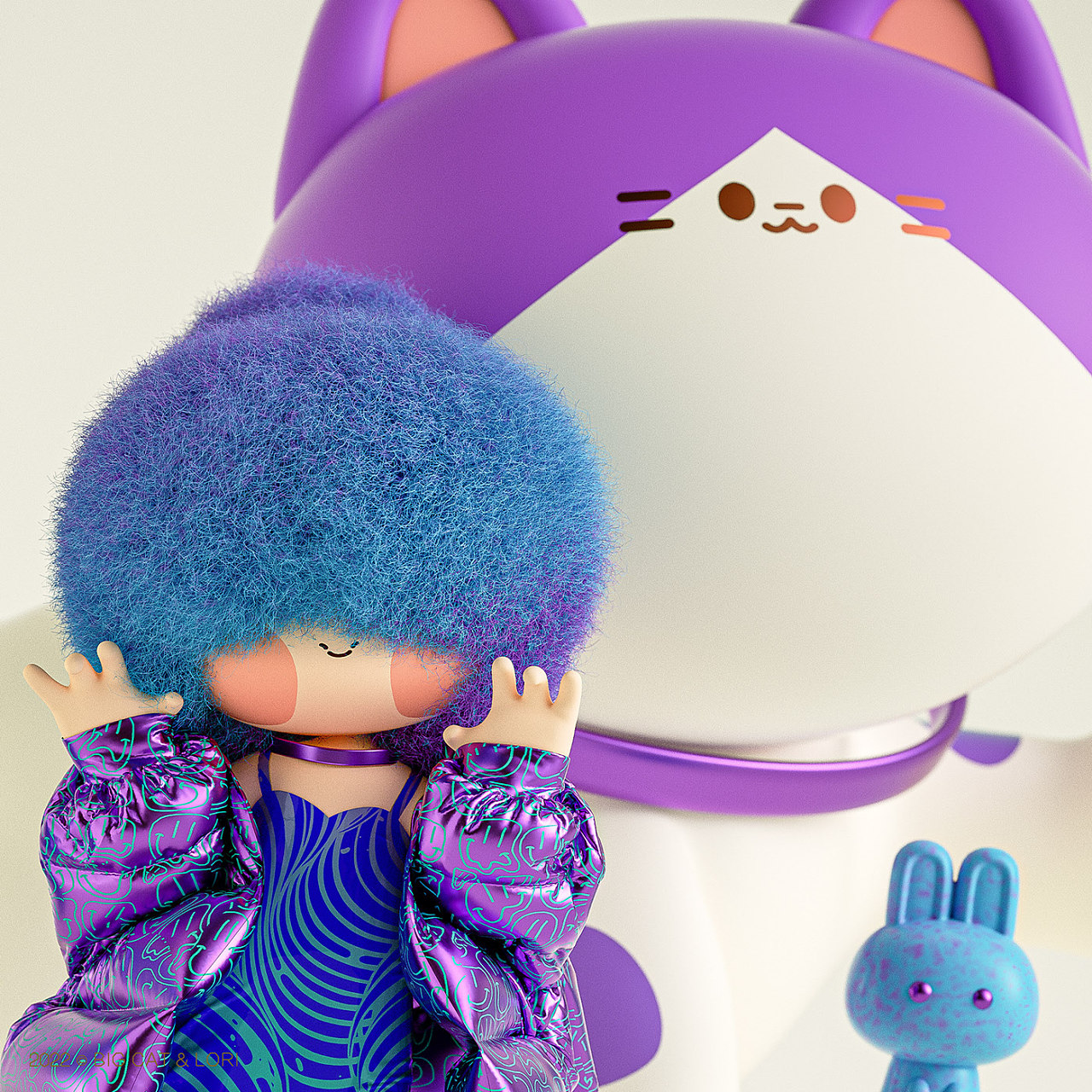 BIG CAT&LORI Characters 2.0-大猫女孩系列