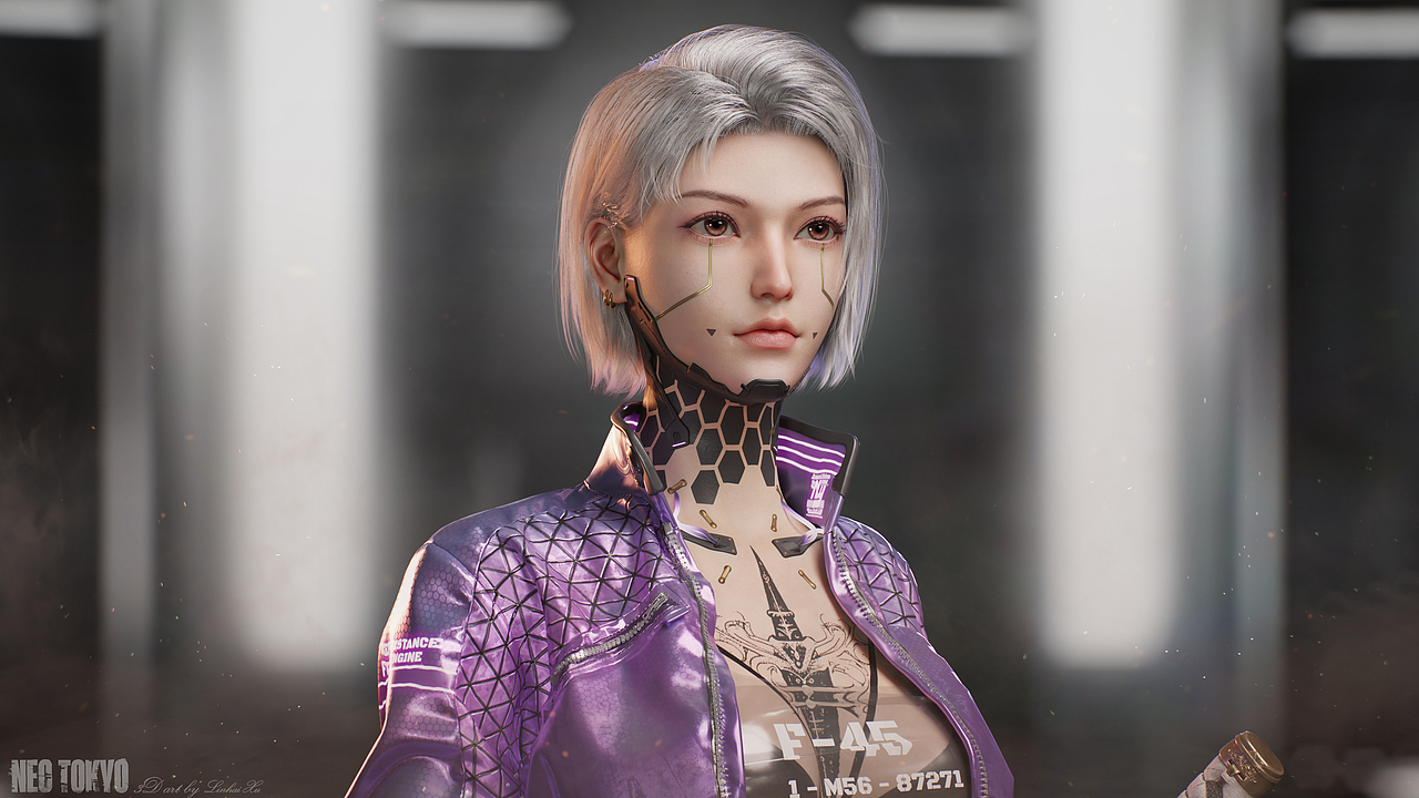 Akiko "Blade" Nakamura（图ZMzU0MTEyNTU2） - 人物/生物 - 站酷设计师徐林海原创素材 - 站酷ZCOOL