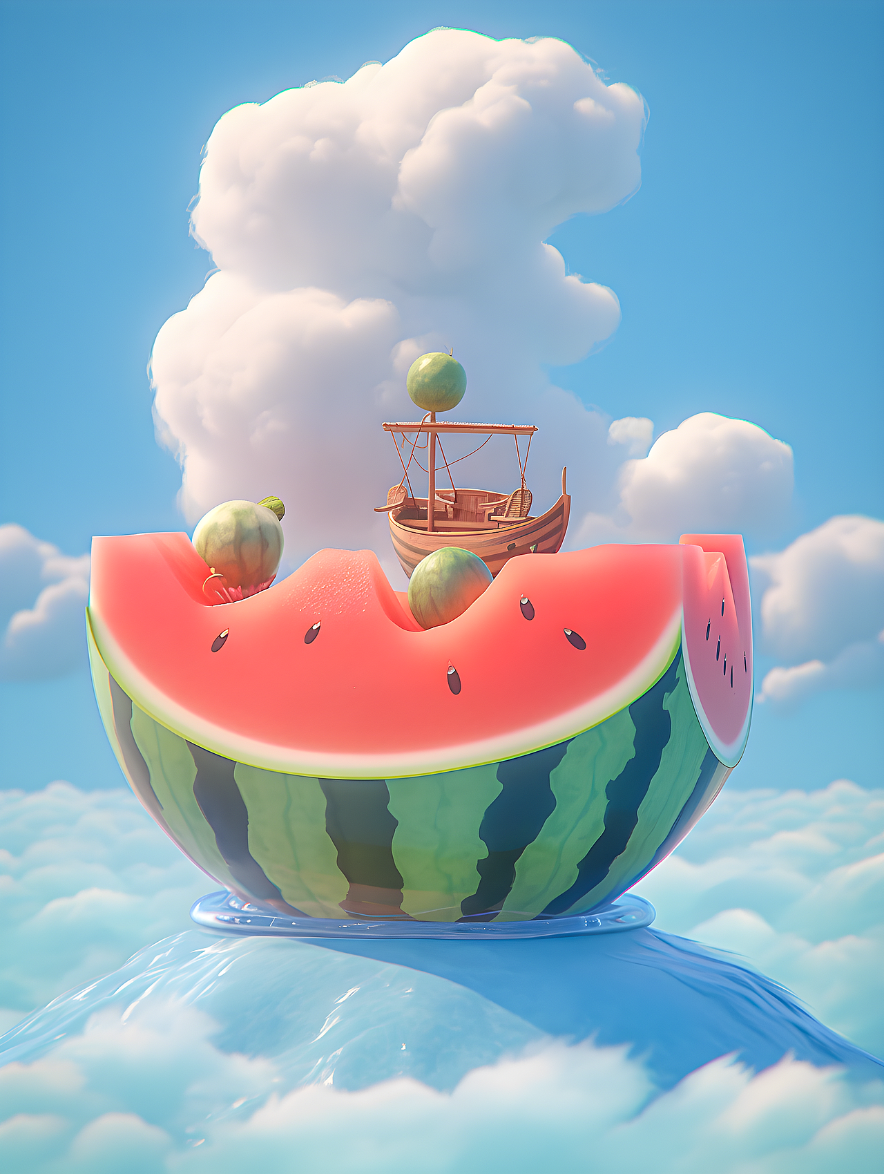 乘風(fēng)破浪的水果們（圖ZMzQyNjcxODEy） - AI作品 - 站酷設(shè)計(jì)師LCMay原創(chuàng)素材 - 站酷ZCOOL