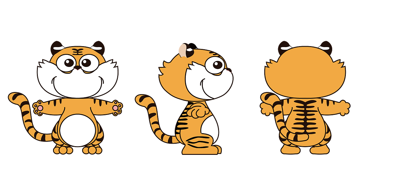 小老虎FUFU IP“仅学习交流”（图ZMzEwNzMxMjIw） - IP形象 - 站酷设计师Aimee122原创素材 - 站酷ZCOOL