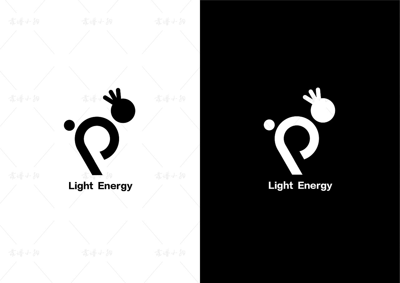 【Light Energy轻能量】轻食品牌标志设计